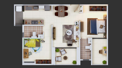 2BHK Top View 